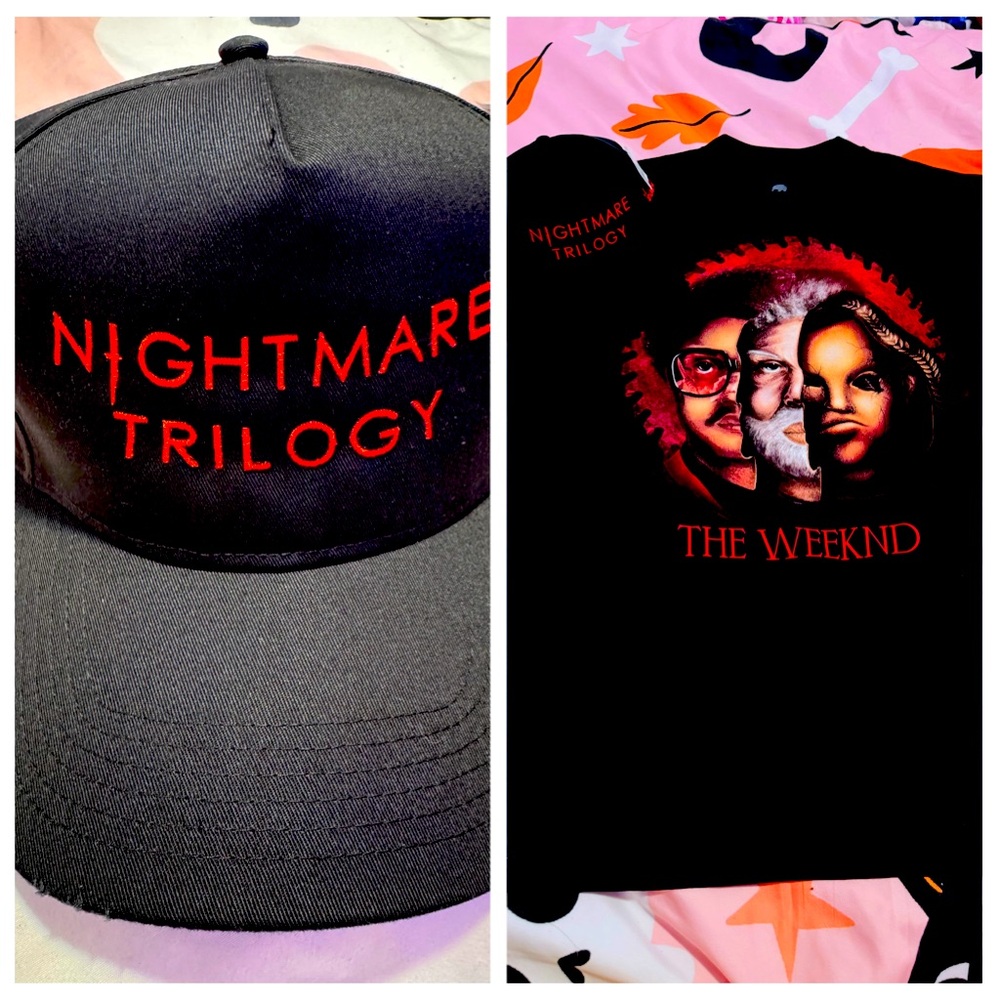 Halloween horror nights The Weekend exclusive shirt and hat set size medium new